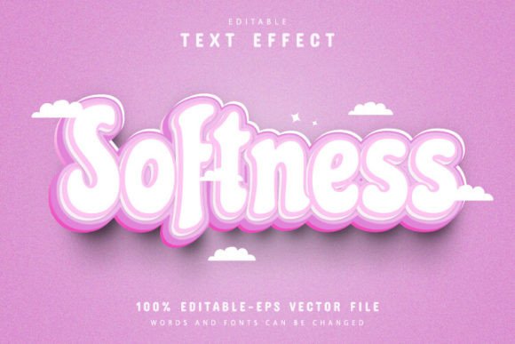 Download Pink Softness Pastel 3d Text Effect - Pastel Collection