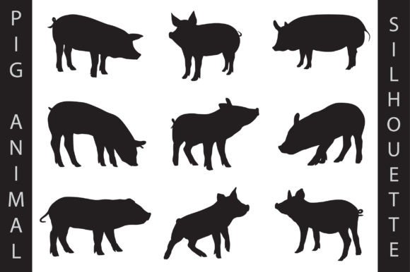 Download Pig Silhouette - Silhouette Collection